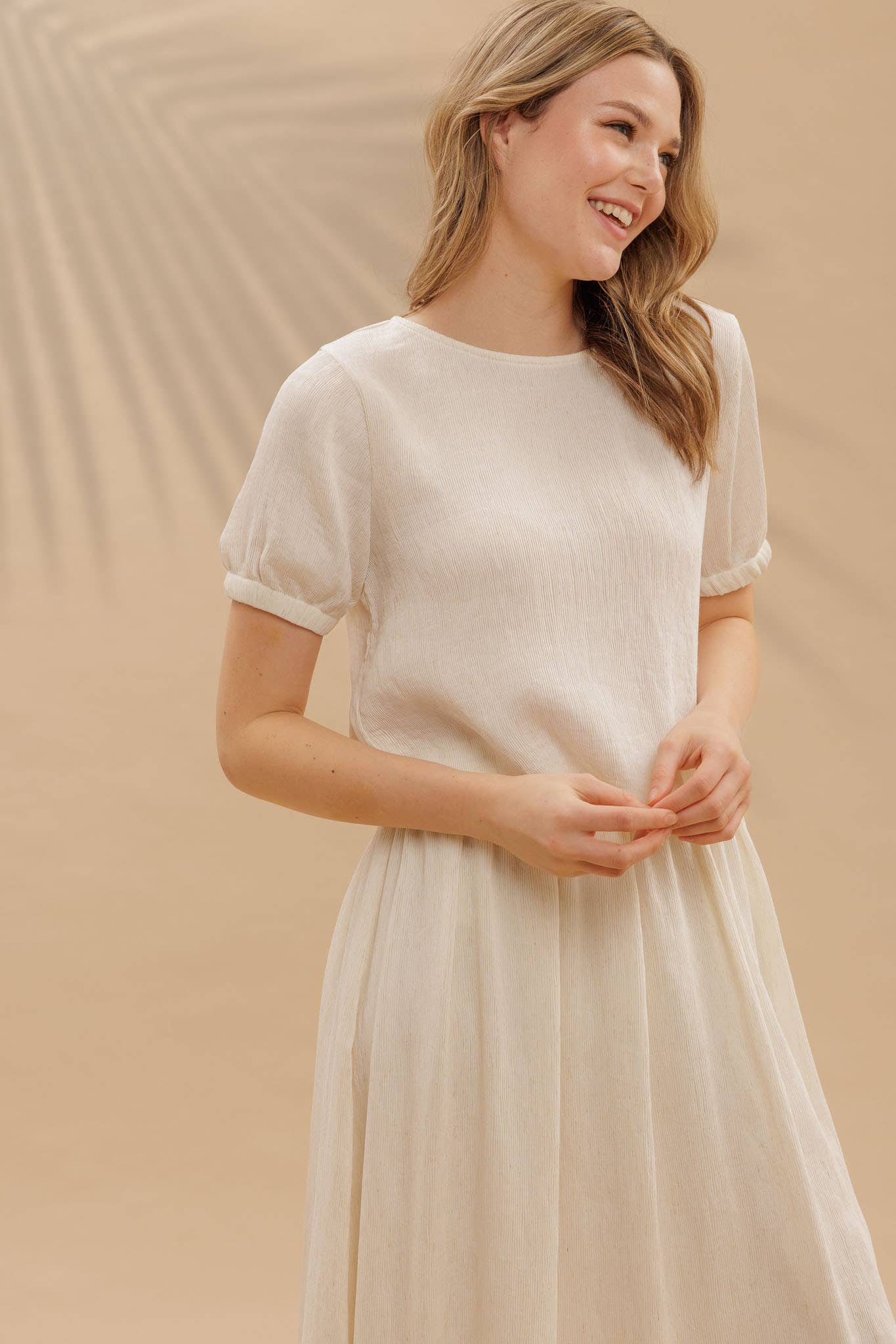 Natural Midi Skirt