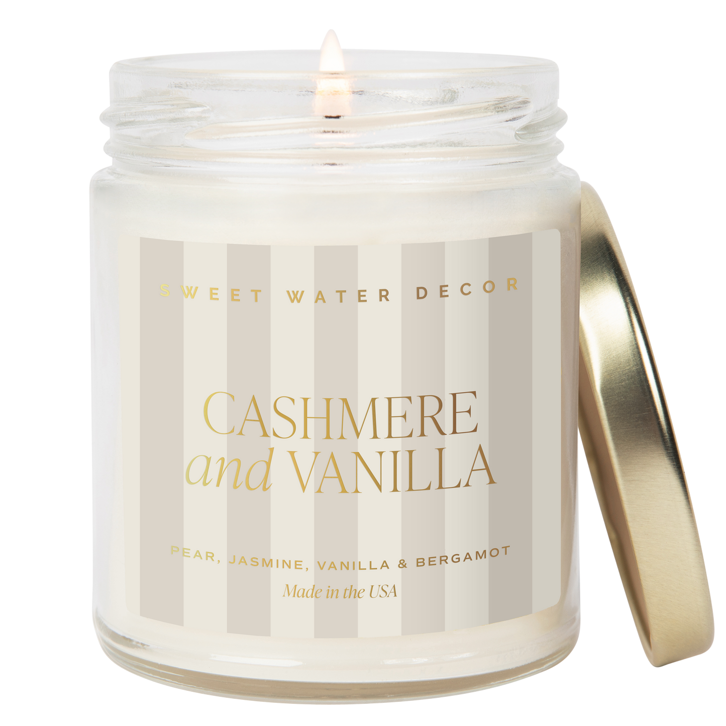 Cashmere and Vanilla 9 oz Soy Candle