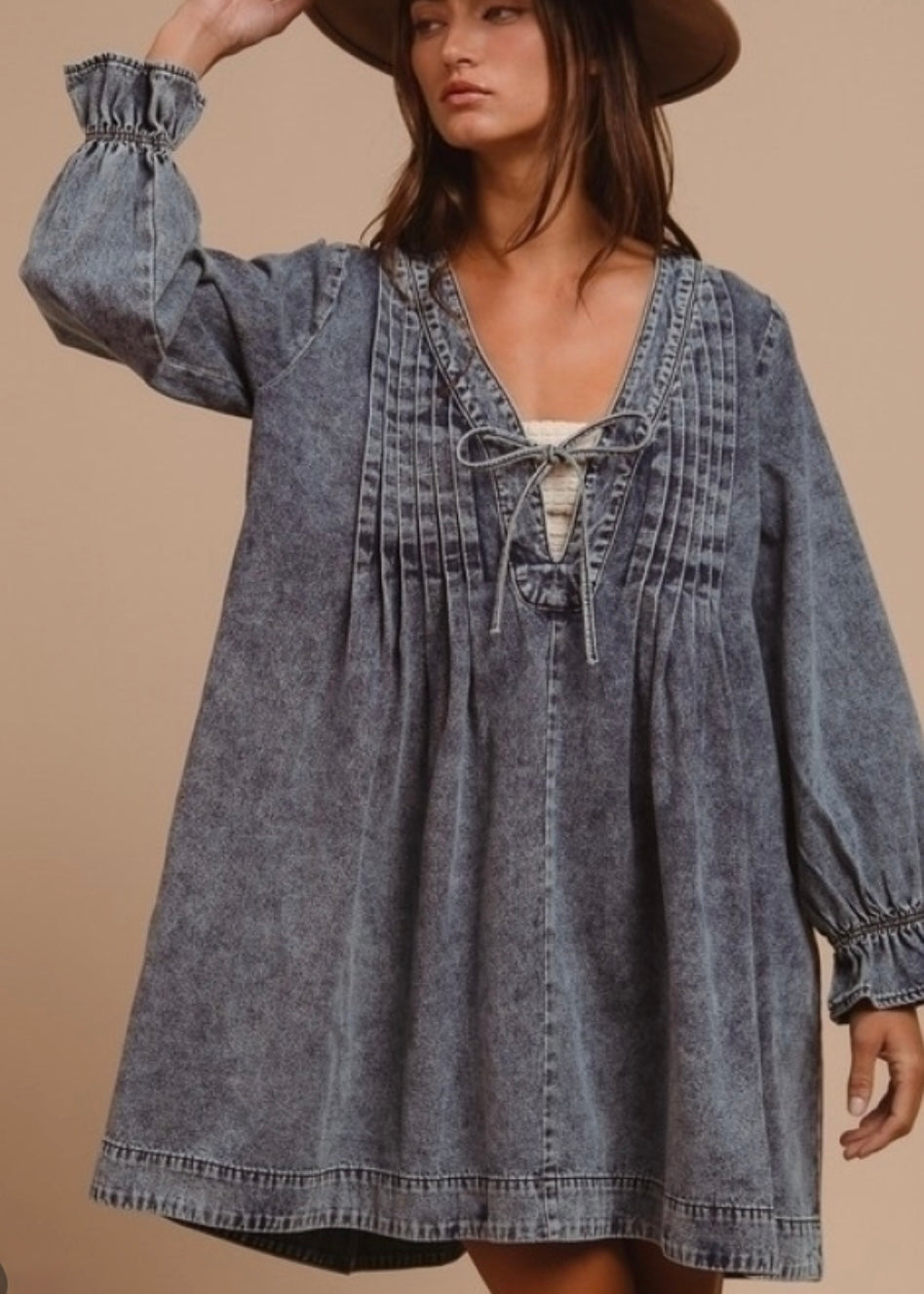 So Me Denim Dress