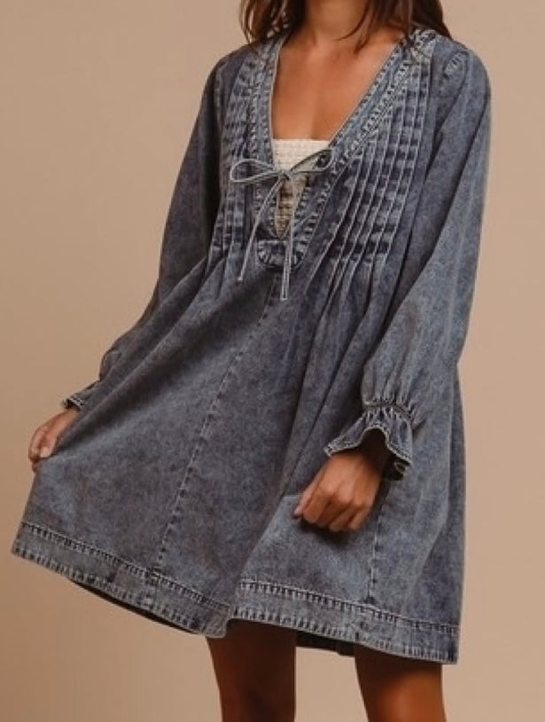 So Me Denim Dress