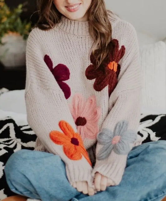 Posy Knit Sweater