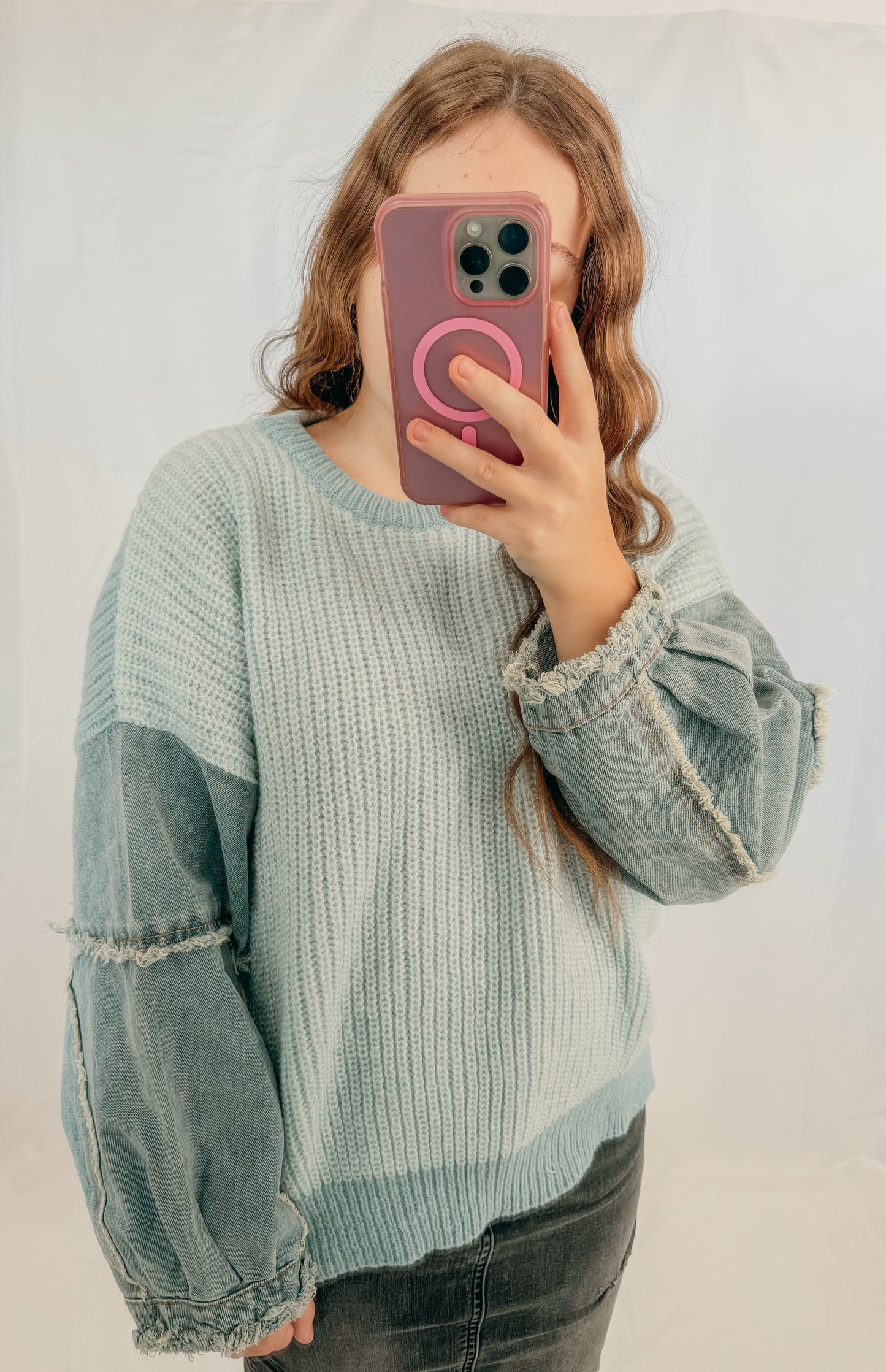 Denim Blues Sweater