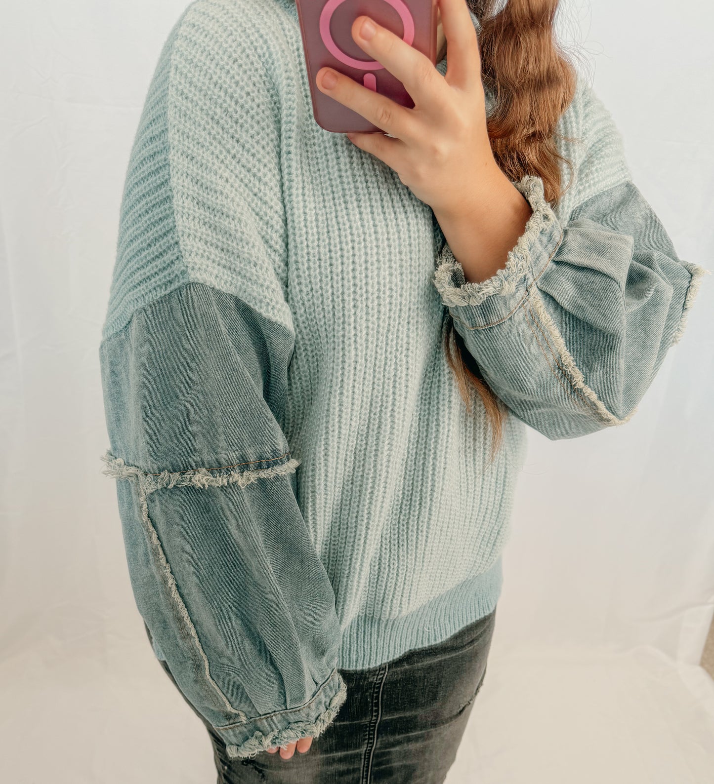 Denim Blues Sweater