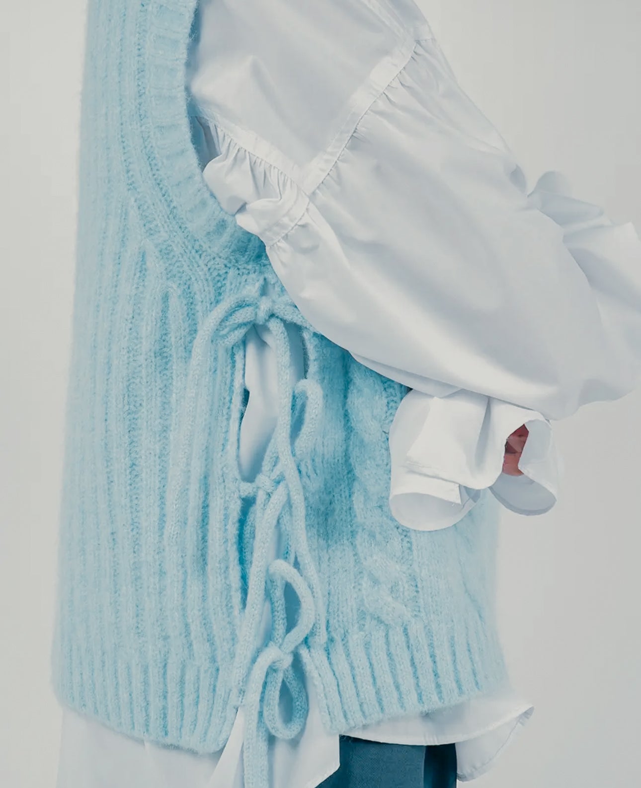 Cozy Blue Sweater Vest