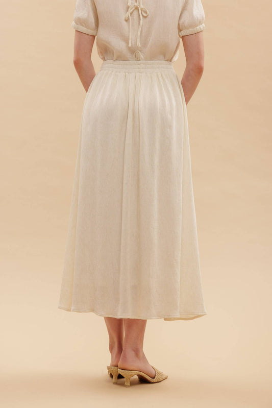 Natural Midi Skirt