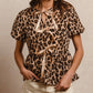 Adrianna Leopard Top