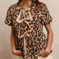 Adrianna Leopard Top