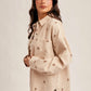 Bows & Buttons Corduroy Shacket