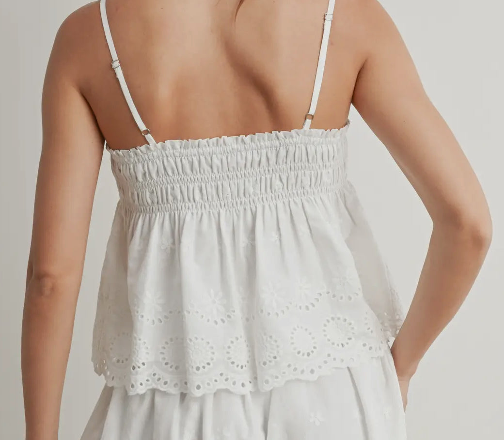Still & Sweet Eyelet Top