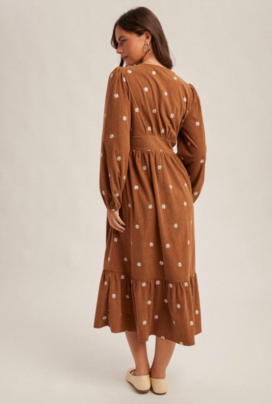Sweet Meadows Corduroy Dress