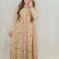 Burnt Floral Dress