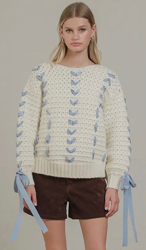 Blue Sugar Sweater
