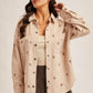 Bows & Buttons Corduroy Shacket