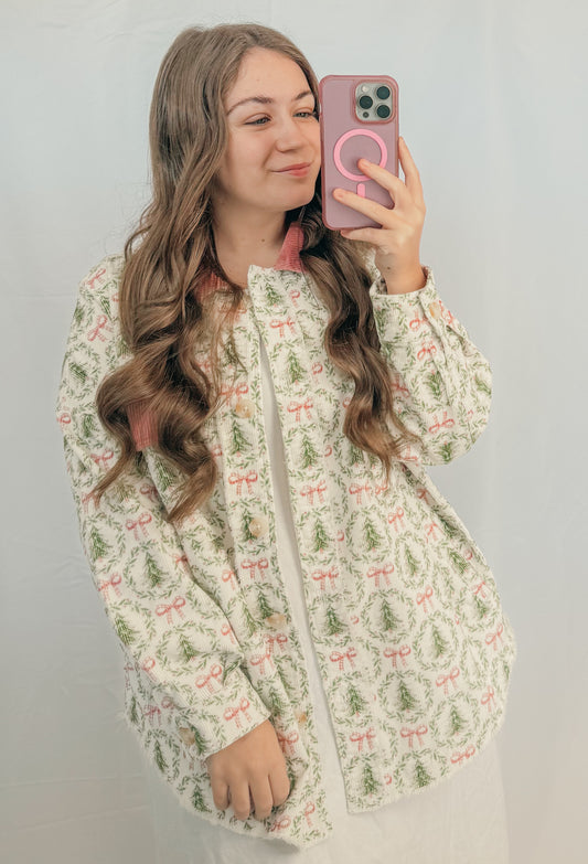 Bow Wonderland Shacket
