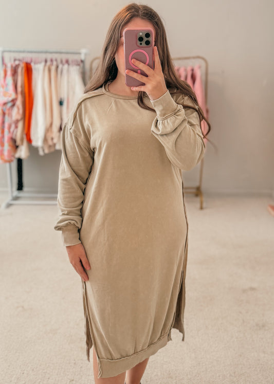 Lazy Day Sweatshirt Dress