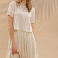 Natural Midi Skirt